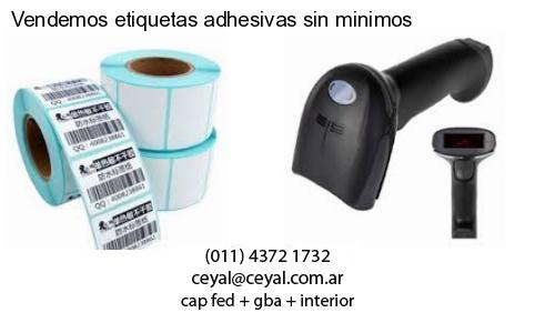 Vendemos etiquetas adhesivas sin minimos