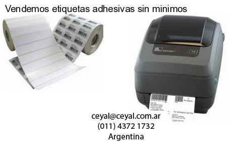 Vendemos etiquetas adhesivas sin minimos
