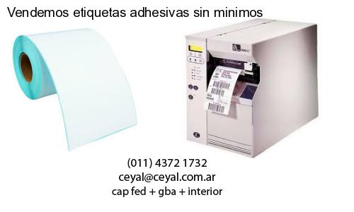 Vendemos etiquetas adhesivas sin minimos