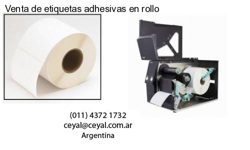 Venta de etiquetas adhesivas en rollo