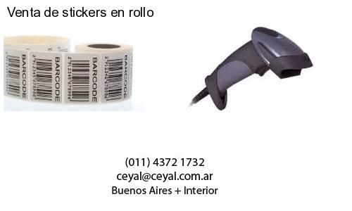 Venta de stickers en rollo