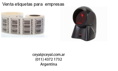 Venta etiquetas para  empresas