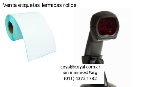 Venta etiquetas termicas rollos