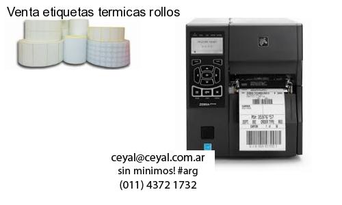 Venta etiquetas termicas rollos