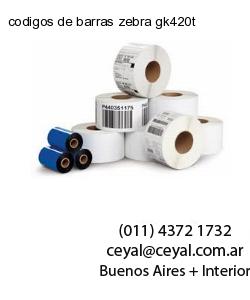 codigos de barras zebra gk420t