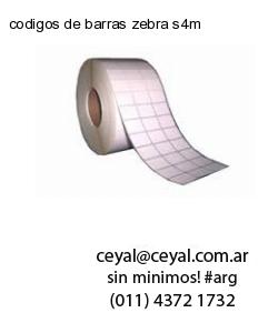 codigos de barras zebra s4m
