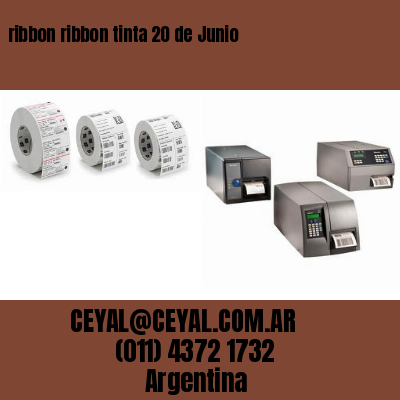 ribbon ribbon tinta 20 de Junio