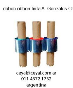 ribbon ribbon tinta A. Gonzáles Cháves