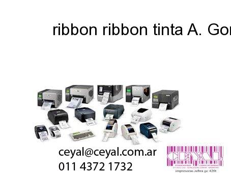 ribbon ribbon tinta A. Gonzáles Cháves