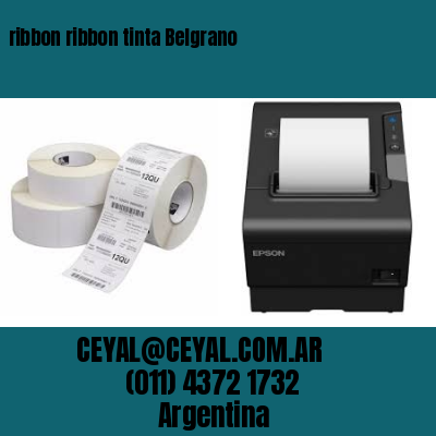 ribbon ribbon tinta Belgrano
