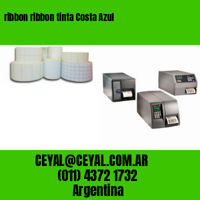 ribbon ribbon tinta Costa Azul