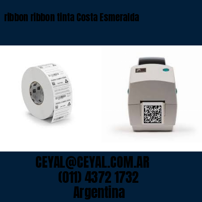 ribbon ribbon tinta Costa Esmeralda