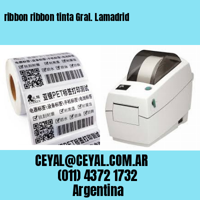 ribbon ribbon tinta Gral. Lamadrid