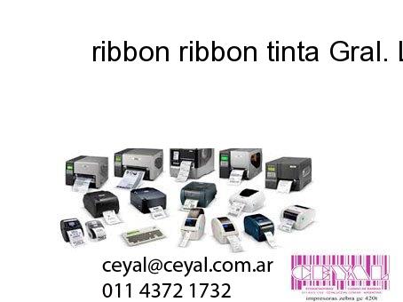 ribbon ribbon tinta Gral. Lavalle