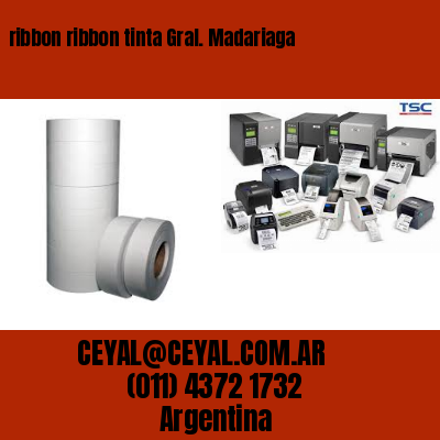 ribbon ribbon tinta Gral. Madariaga