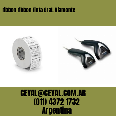 ribbon ribbon tinta Gral. Viamonte