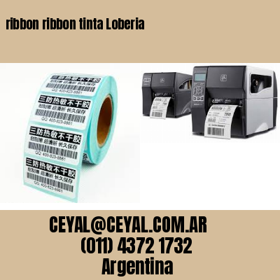 ribbon ribbon tinta Loberia