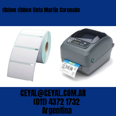 ribbon ribbon tinta Martín Coronado