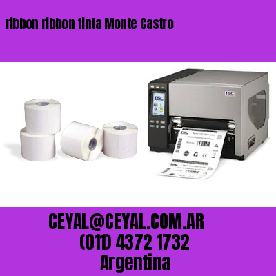 ribbon ribbon tinta Monte Castro