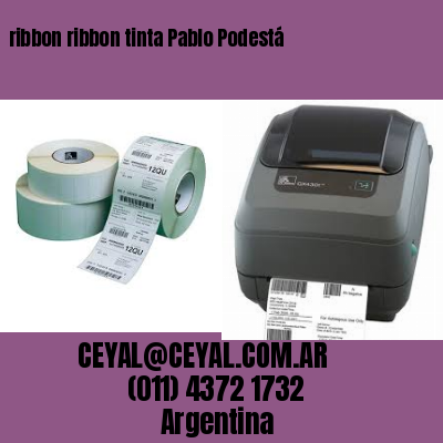 ribbon ribbon tinta Pablo Podestá