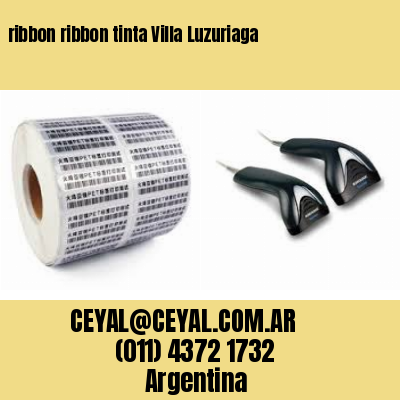 ribbon ribbon tinta Villa Luzuriaga