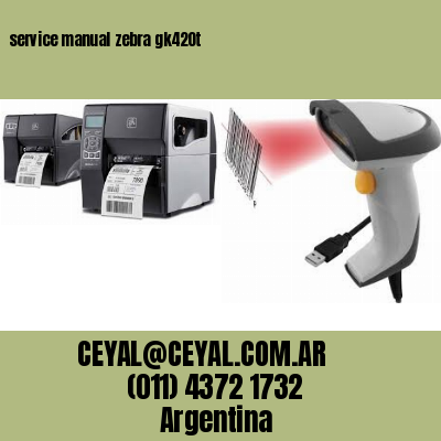 service manual zebra gk420t