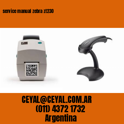 service manual zebra zt230