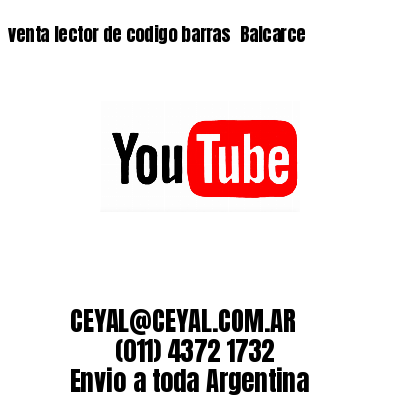 venta lector de codigo barras 	Balcarce