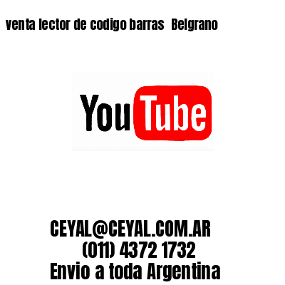 venta lector de codigo barras 	Belgrano