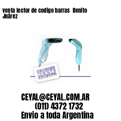 venta lector de codigo barras 	Benito Juárez