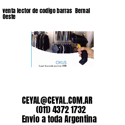 venta lector de codigo barras 	Bernal Oeste