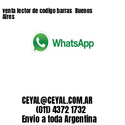 venta lector de codigo barras 	Buenos Aires