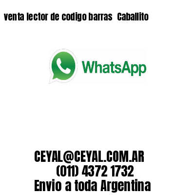 venta lector de codigo barras 	Caballito