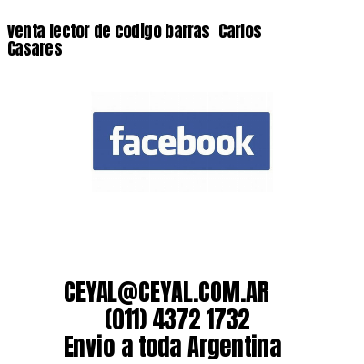 venta lector de codigo barras 	Carlos Casares