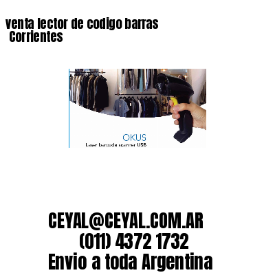 venta lector de codigo barras 	Corrientes