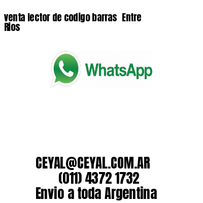 venta lector de codigo barras 	Entre Rios