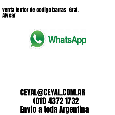 venta lector de codigo barras 	Gral. Alvear