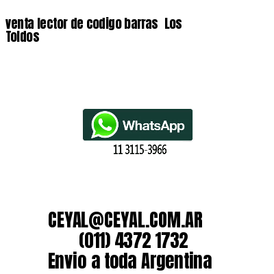 venta lector de codigo barras 	Los Toldos