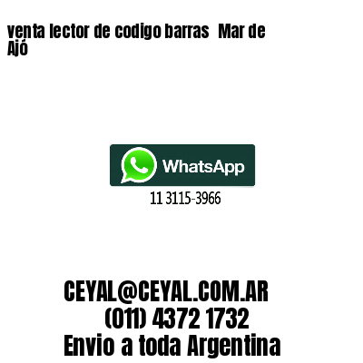 venta lector de codigo barras 	Mar de Ajó
