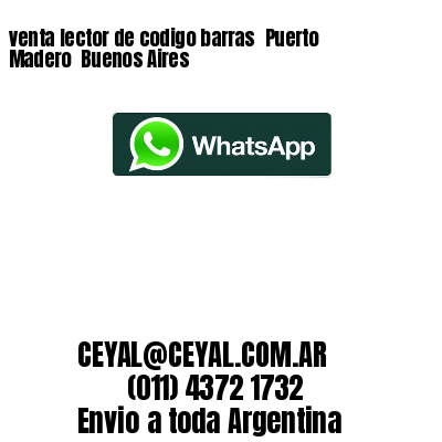 venta lector de codigo barras 	Puerto Madero  Buenos Aires
