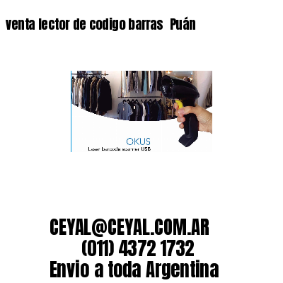 venta lector de codigo barras 	Puán