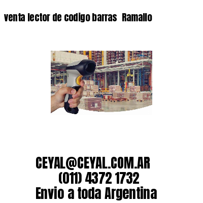 venta lector de codigo barras 	Ramallo