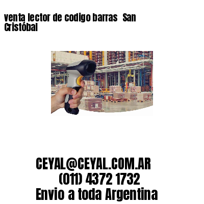 venta lector de codigo barras 	San Cristóbal