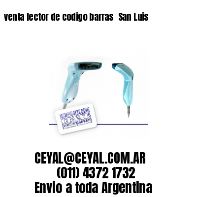 venta lector de codigo barras 	San Luis