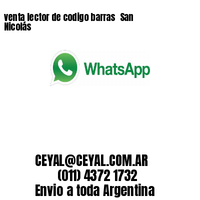 venta lector de codigo barras San Nicolás
