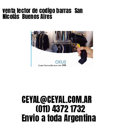 venta lector de codigo barras 	San Nicolás  Buenos Aires