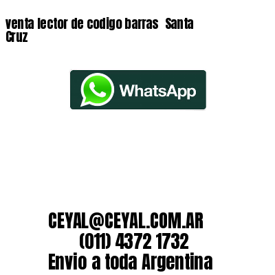 venta lector de codigo barras 	Santa Cruz