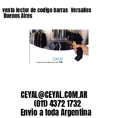 venta lector de codigo barras 	Versalles  Buenos Aires