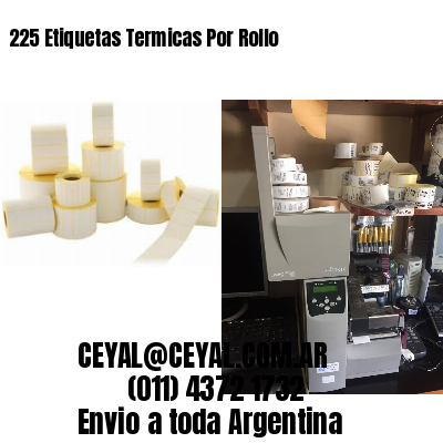 225 Etiquetas Termicas Por Rollo