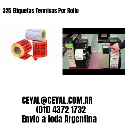 325 Etiquetas Termicas Por Rollo